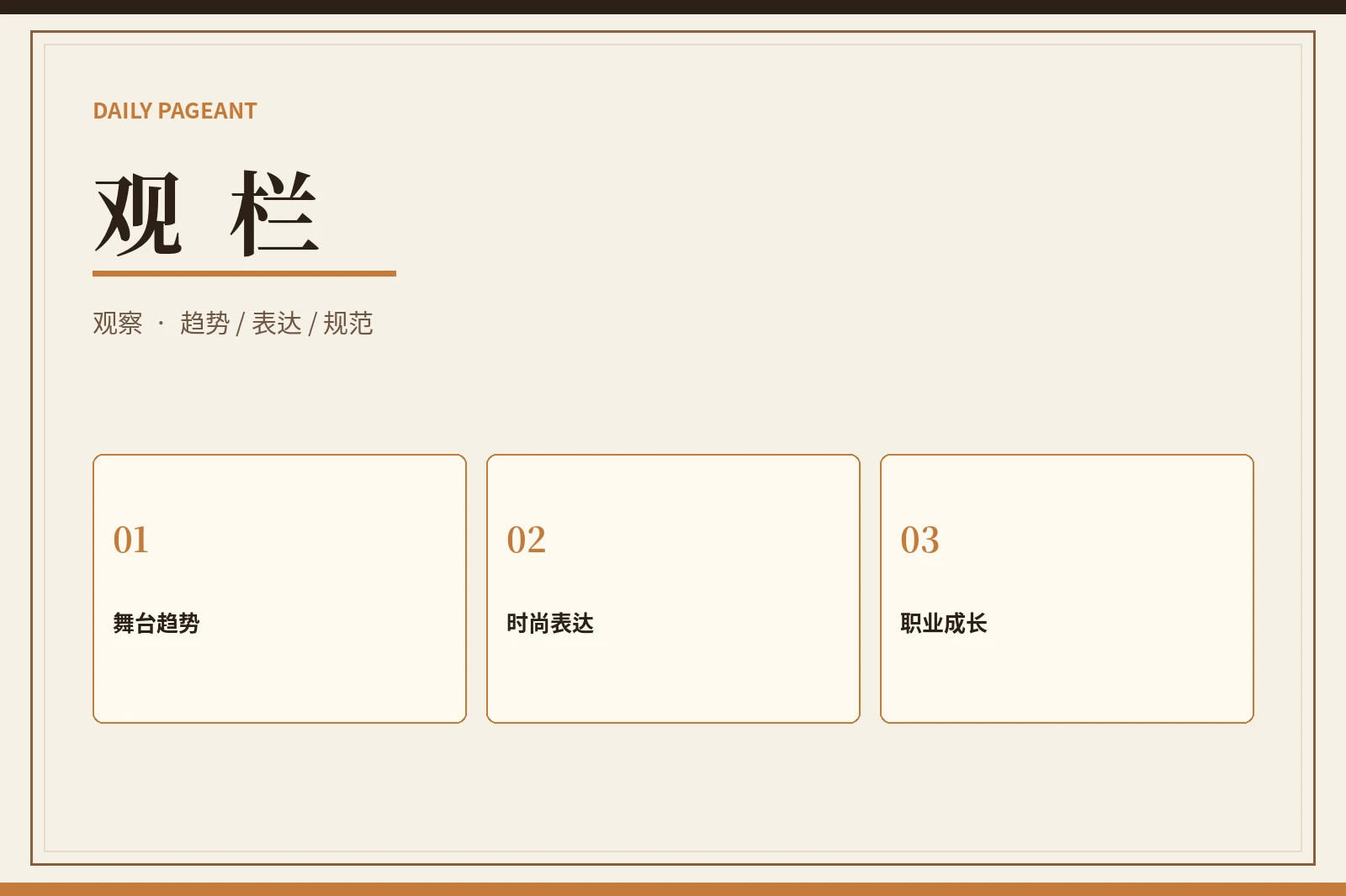 行业观察